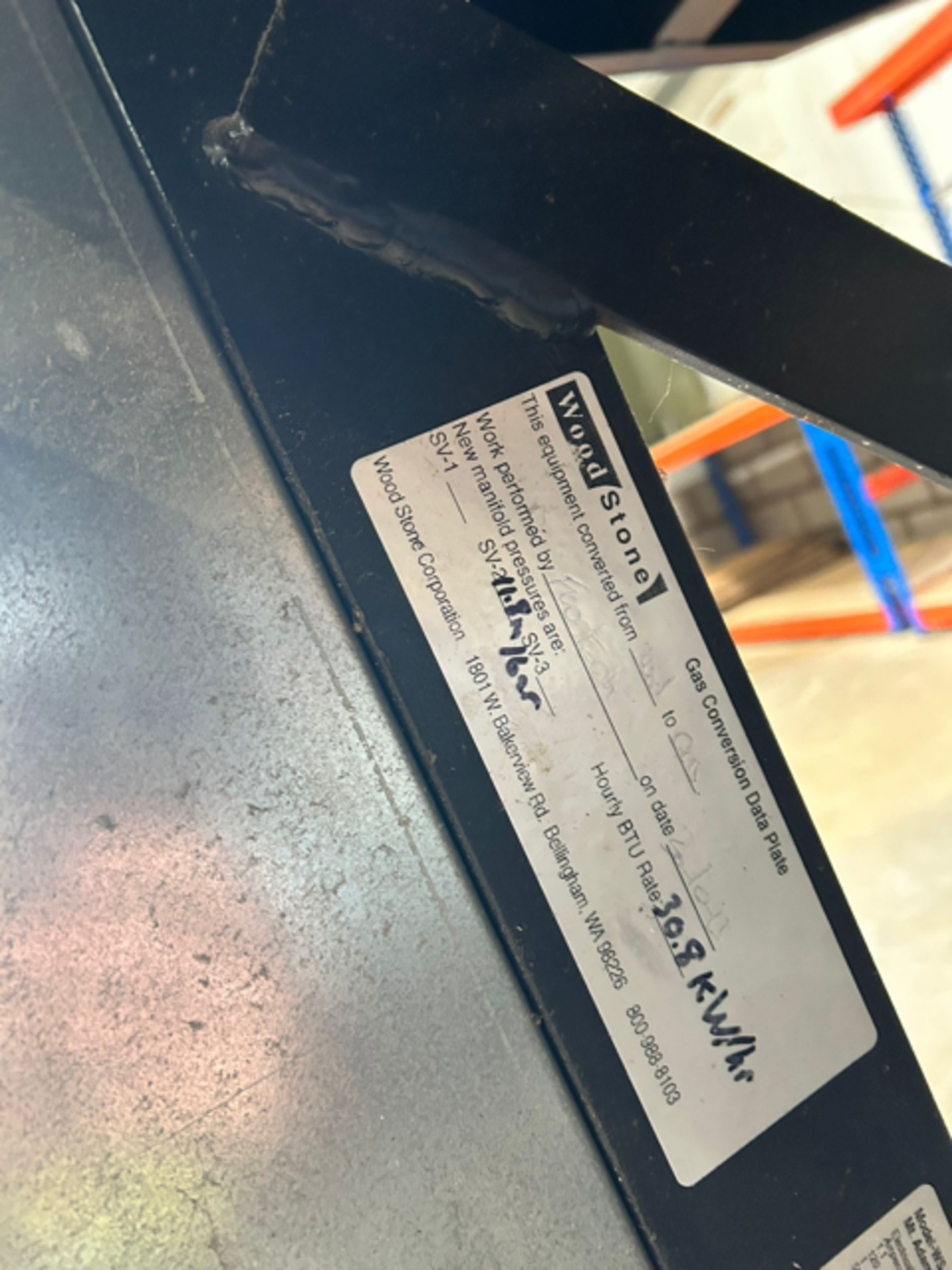 The Wood Stone MT. Adams WS-MS-5-W Bakery Pizza Bread stone hearth Wood Oven is a floor model deck - Image 7 of 8