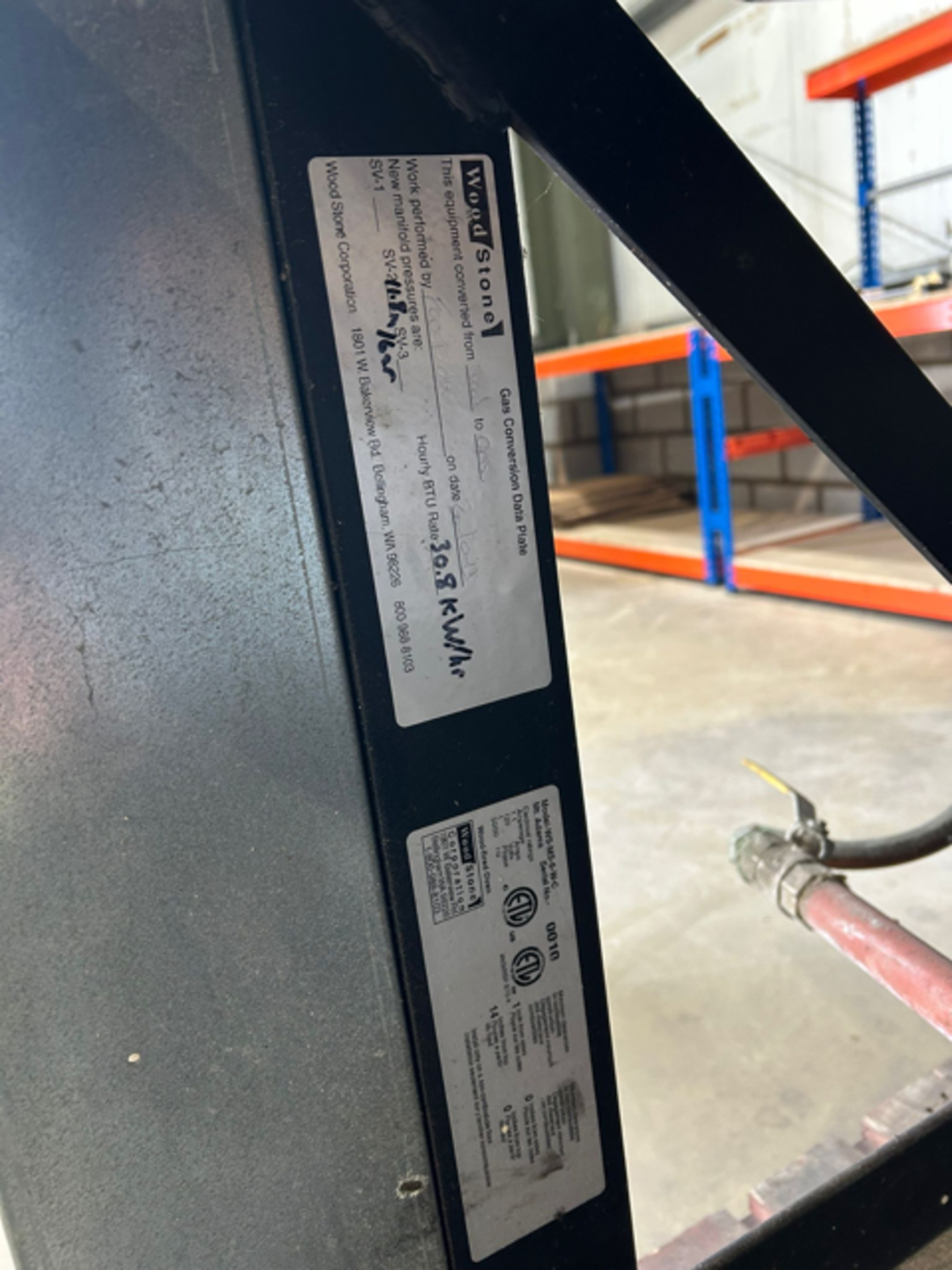 The Wood Stone MT. Adams WS-MS-5-W Bakery Pizza Bread stone hearth Wood Oven is a floor model deck - Image 5 of 8