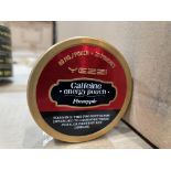 125 X BRAND NEW YEZZI TINS OF 20 POUCHES OF CAFFEINE ENERGY POUCHES (80 MG PER POUCH) PINEAPPLE