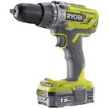Ryobi ONE+ 18V 1.5Ah Cordless Brushed Forward & Reverse Percussion Drill. - SR1.4.5.