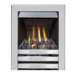 Focal Point Langham multi flue Chrome effect Manual control 3.1kW Gas Fire. - SR1.4.6.