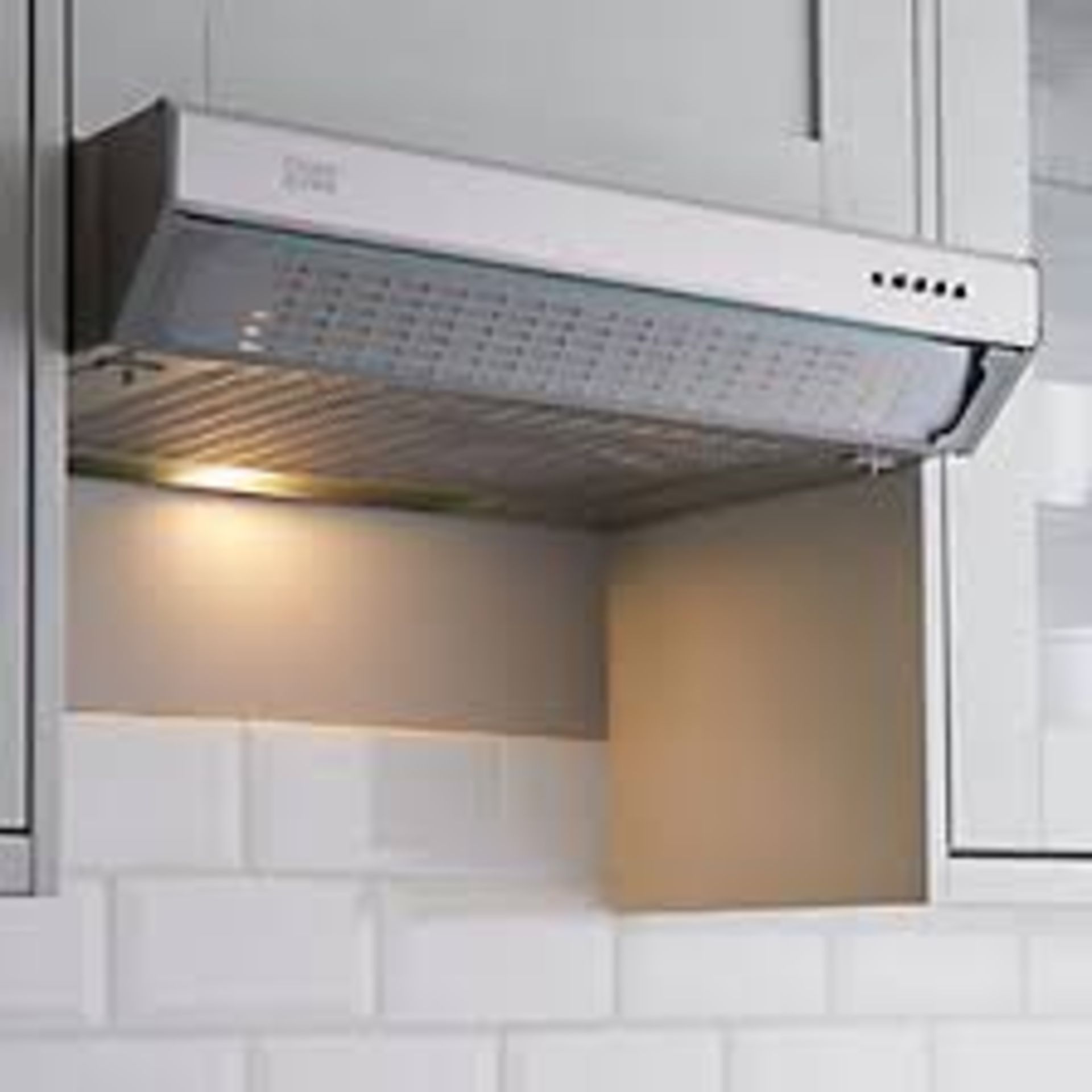 Cooke & Lewis CLVHS60A Stainless steel Inset Cooker hood (W)60cm - Grey. - SR1.4.1.