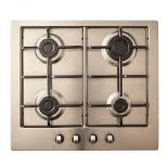 Cooke & Lewis GASUIT4 58cm Gas Hob - Inox. - SR1.4.9.