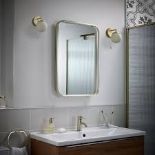 Sensio Aspect Brass effect Rectangular Wall-mounted Bathroom Illuminated mirror. - SR1.4.5.