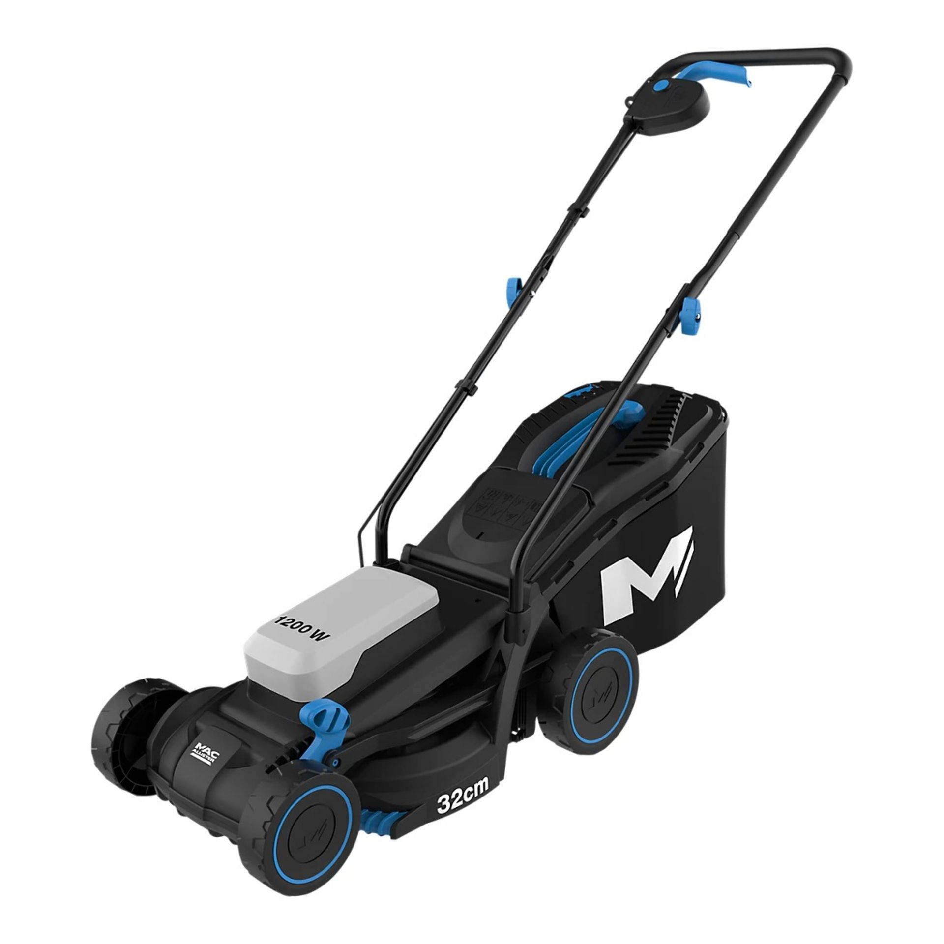 Mac Allister 720W 32cm Corded Push Lawnmower-SR1(2.7)