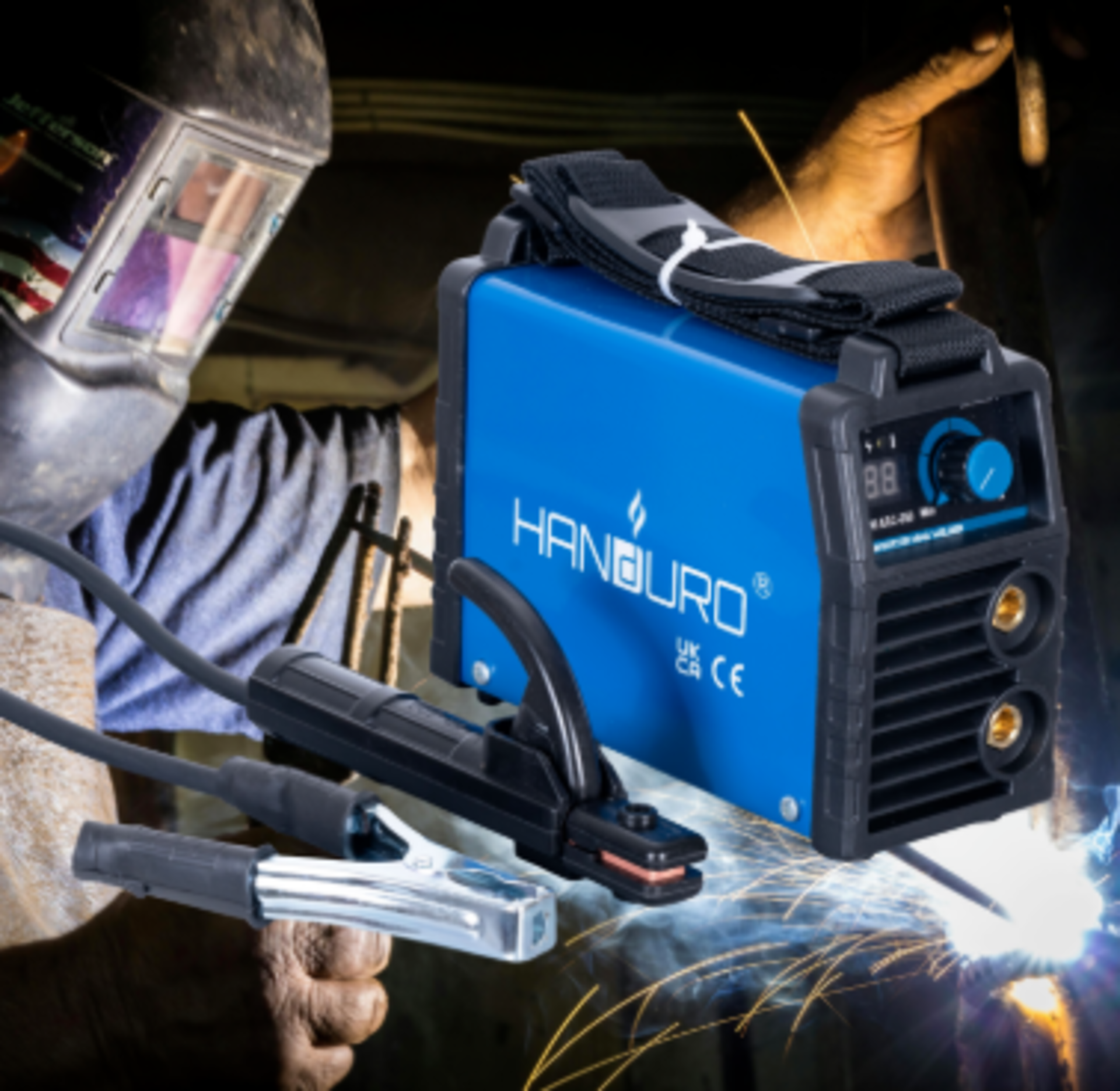 2 x New & Boxed Handuro ARC Welder 100AMP 60% Duty Cycle IGBT Inverter Anti Stick LCD Display. ( - Image 5 of 9