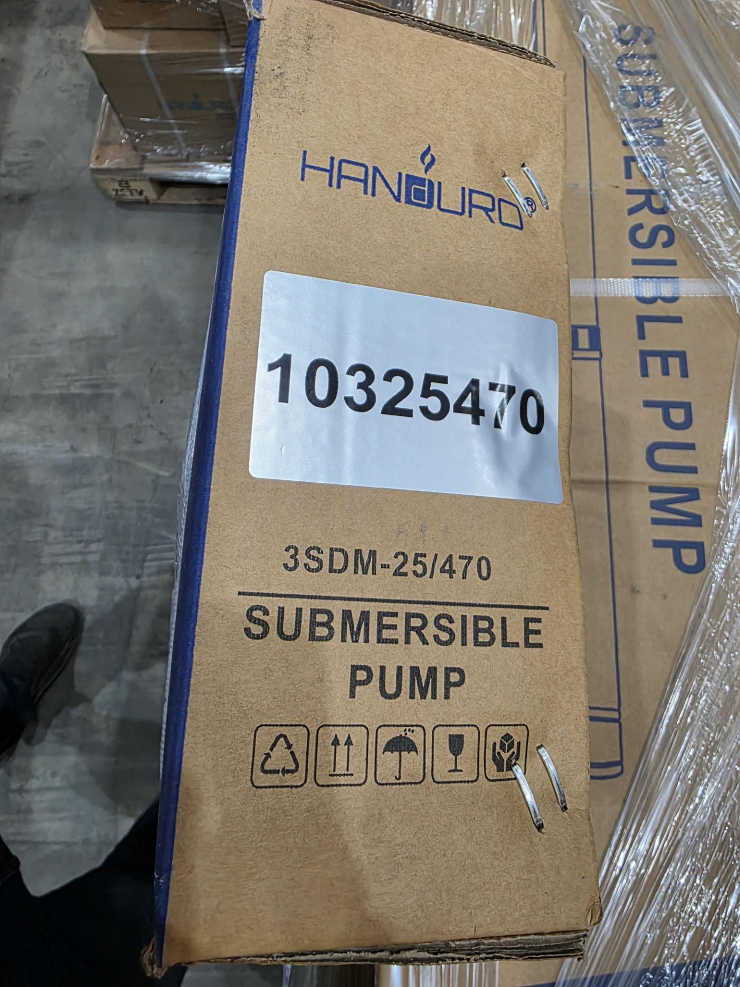 New & Boxed Handuro Water Well Submersible Pump Stainless Steel –3”/0.75HP / 230V/ Max 60mt-3,800L/ - Image 5 of 10