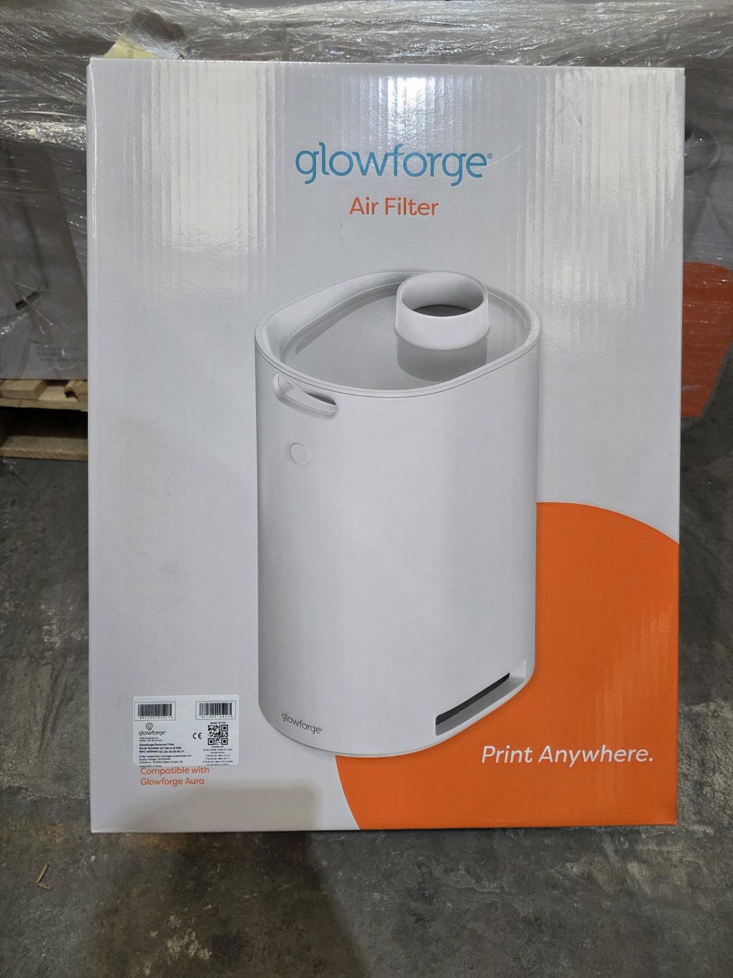 Trade Lot 4 x New & Boxed Glowforge Aura Personal Filter. RRP £515 each. With the Glowforge Aura