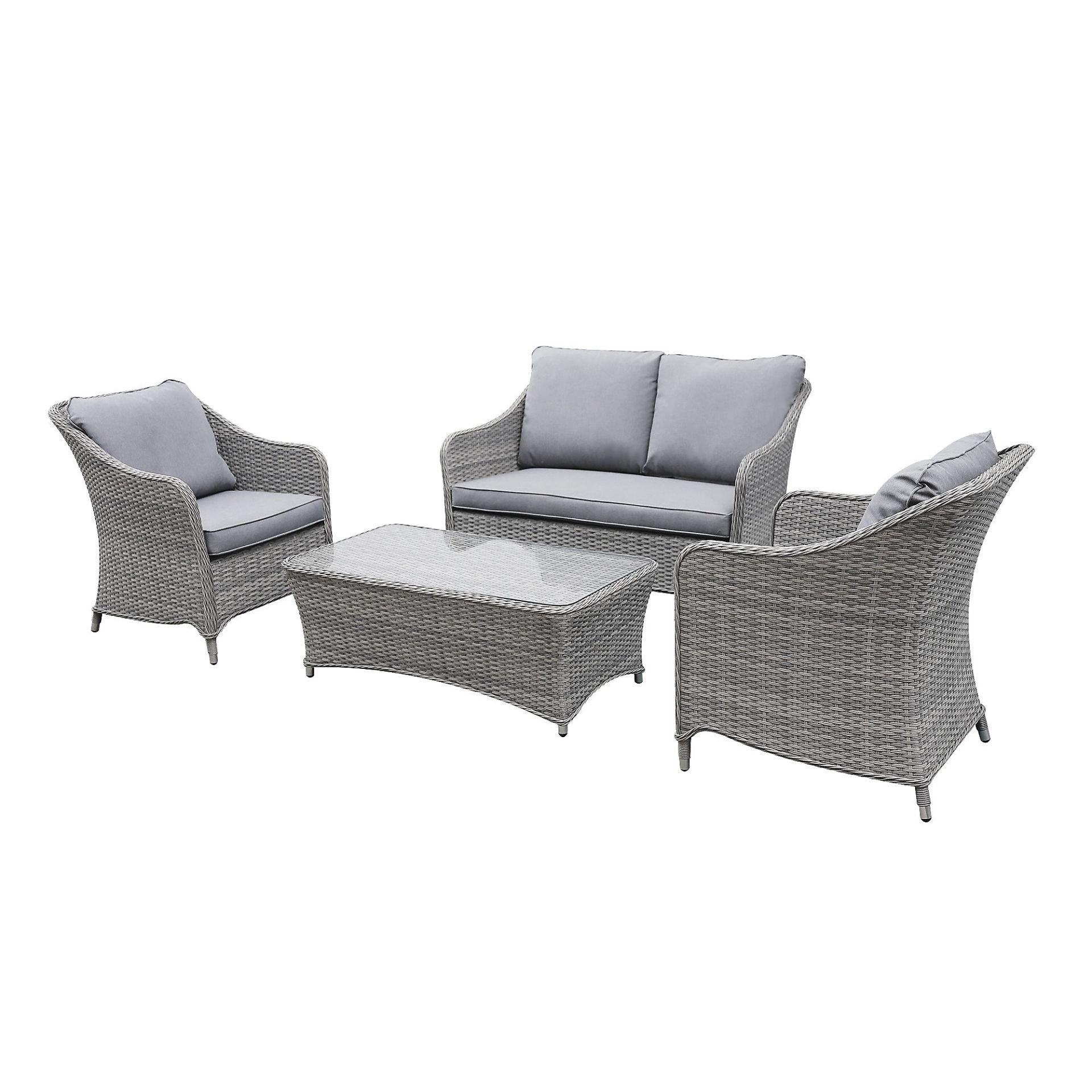 Boxed Hamilton Rattan effect 4 Seater Coffee set. RRP £675. The elegant Hamilton furniture range - Image 3 of 4