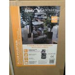 Pallet to Contain 4 x New & Boxed Alpine Corporation 102 cm Tall Outdoor 4-Tier Rock Water