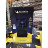 6 x New & Boxed MICHELIN Digital Double Barrel Foot Pump. RRP £34.02 each. DUAL BARREL EFFICIENCY:
