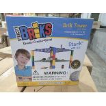 20 X NEW & BOXED STRICTLY BRICKS STACK EM UP BRIK LEGO STYLE TOWERS (LOC: 18.18-AZ11)