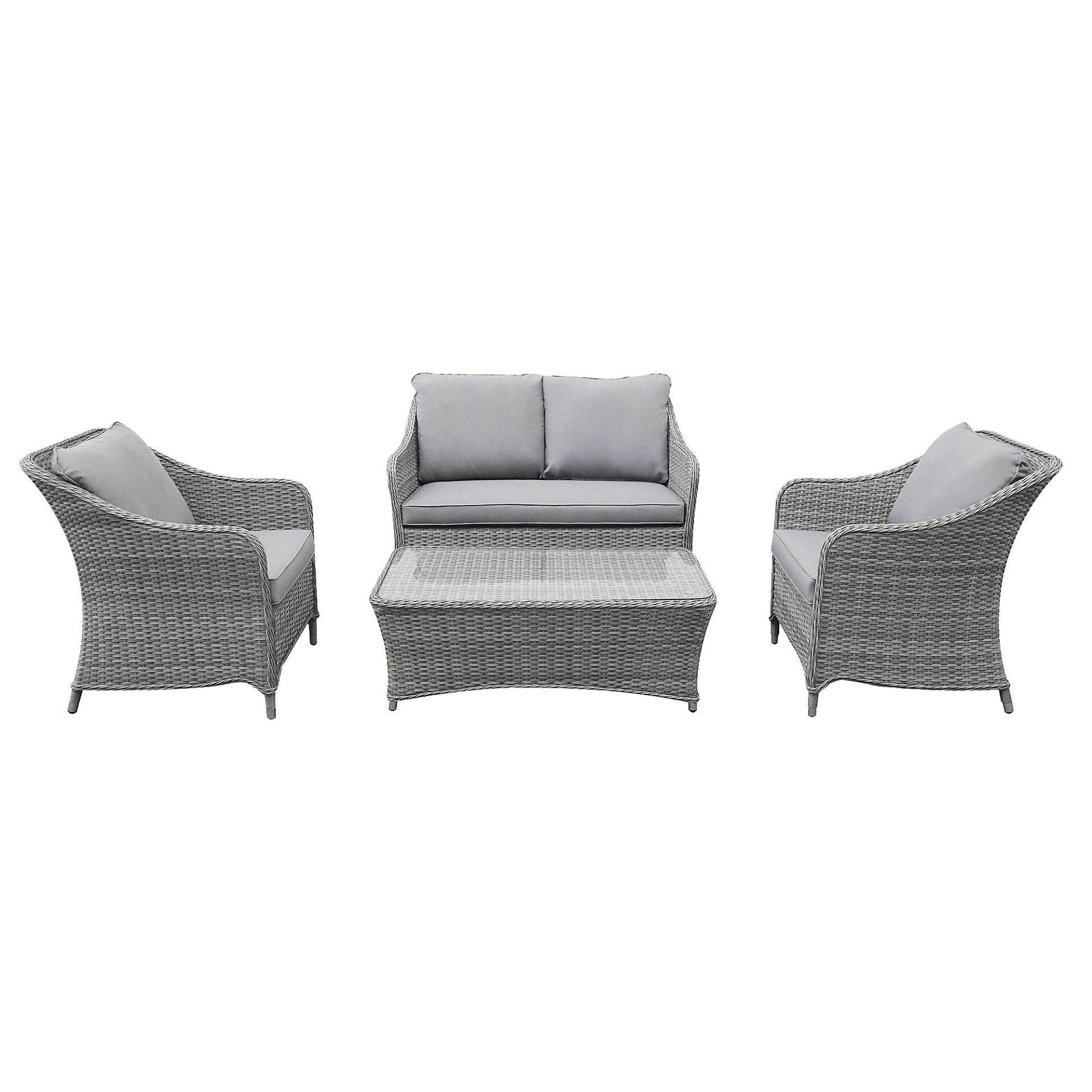 Boxed Hamilton Rattan effect 4 Seater Coffee set. RRP £675. The elegant Hamilton furniture range - Image 2 of 4