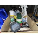 14PC MIXED LOT INCLUDING BBQ CLEANER SPRAY, PLANT FOOD, 1/4" TORQUE WRENCH, MOUSE TRAPS, MOULD