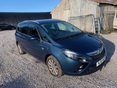 YL16 MVH, VAUXHALL ZAFIRA TOURER ENERGY TURB, 2 X KEYS, LOGBOOK, 67,500 MILES, 6 SPEED