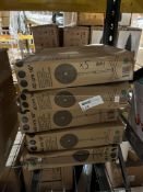 5x NEW & BOXED 16 INCH PEDESTAL FANS - WHITE. (R7-6)