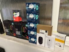 12 PIECE MIXED LOT TO IUNCLUDE STEALTH HEADSETS, ARCTIC COOLERS, ASSORTED MICE ETC. (BR)