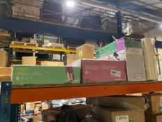 4 PIECE MIXED LOT TO INCLUDE SHOWER KIT, COUNTERTOP BASIN, HP PRINTER, HOSE CART. (PCK2)