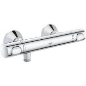 Boxed Grohe Precision Flow Thermostatic Shower Mixer, SafeStop, Chrome. - SR1.5.9. RRP £210.00.