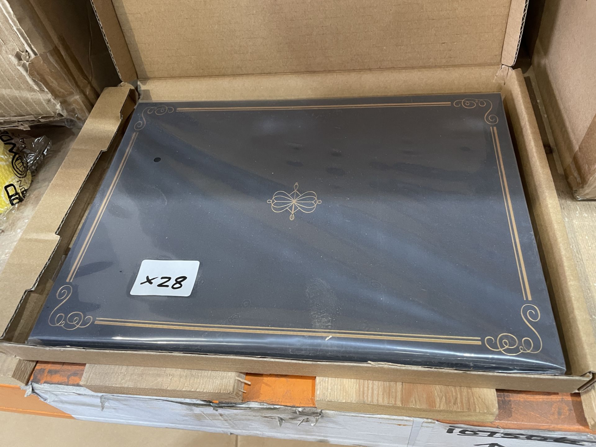 28 X BRAND NEW BEST PAPER GREETINGS 12 PACK CERTIFICATE HOLDERS BLACK ...