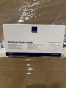 239 x New And Boxed Abena Medical Face Mask-Boxes Of 50 RRP £5.49 Each. They feature elastic ear
