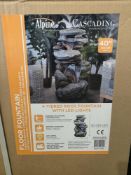 Pallet to Contain 4 x New & Boxed Alpine Corporation 102 cm Tall Outdoor 4-Tier Rock Water