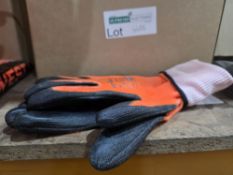 6 X NEW PAIRS OF PORTWEST A631 VIS-TEX CUT GLOVES LONG CUFF (LOC: 5.5-WW55)