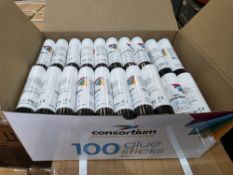 400 X NEW CONSORTIUM 20G GLUE STICKS (LOC: 23.16-Y4)