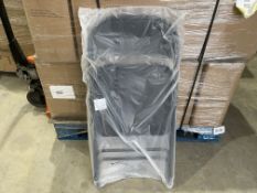 BRAND NEW SET OF 4 Lasana Black Folding chair (H)790mm (W)470mm (D)450mm. This Lasana classic