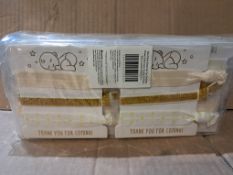 60X BLUE PANDA ELASTIC HAIR TIES FOR BABY SHOWER PARTY FAVORS OF 24 PACK (LOC: 10.5-ZA187)