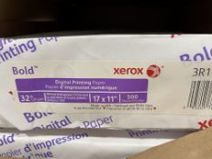 40 X REAMS OF XEROX BOLD DIGITAL PRINTING PAPER. 500 SHEETS PER REAM. 17x11 INCH. 120 G/M2 (LOC: