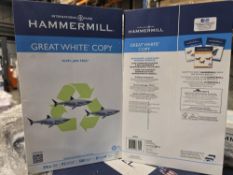 PALLET TO CONTAIN 239 X REAMS OF 500 HAMMERMILL GREAT WHITE COPY PAPER (LOC: 41.14-PPR3)