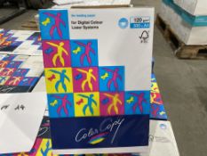 32 X REAMS OF COLOR COPY A4 12G/M2 - 500 SHEETS PER REAM. IN 8 BOXES (LOC: 41.9-PPR9)
