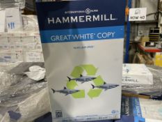 60 X REAMS OF 500 HAMMERMILL GREAT WHITE COPY PAPER (LOC: 41.6-PPR17)