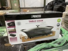 3 X BOXED PRINCESS TABLECOOK MACHINES. ENJOY COOKING AND EATING TOGETHER AT THE TABLE, 2