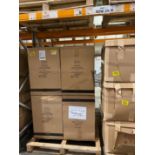 BRAND NEW Lilo 2 Drawer Bedside Table. RRP £279.99. (8ZU581 KENTFIELD NIGHT STAND BLACK OAK) A