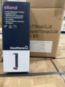 96 x New & Boxed Elland Soap Dispenser Holder Black RRP £12.50. Elegant wall-mounted soap