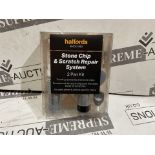 50 X BRAND NEW HALFORDS PACKS OF 3 AND 2 PEN STONE CHIP REPAIR KITS RRP £15 EACH. ASSORTED COLOURS