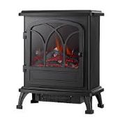 Focal Point Cardivik Black Electric Stove (H)558mm (W)448mm. - SR2.1.1.