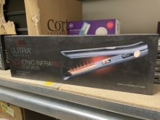 2 X BRAND NEW SUTRA SUPREME IR IONIC INFARED FLAT IRON RAPID HEAT STRAIGHTENERS (LOC: S/R-BB1531)