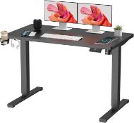 Boxed SANODESK QS+110 * 60 Electric Standing Desk RRP £169.99-SR6(6.2) ONE PIECE Height Adjustable