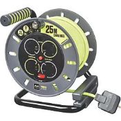 PRO XT OMU2513 13A 4-Gang 25m Cable Reel 240V. - SR1.2.7.