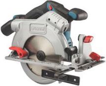 Erbauer ECS18-Li 165mm 18V Li-Ion EXT Brushless Cordless Circular Saw. - SR1.4.2.