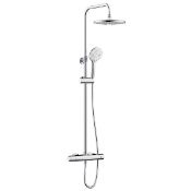 Boxed Bristan Divine Chrome effect Rear fed Thermostatic Mixer Shower. - SR1.2.2. RRP £260.00.