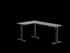 Boxed L-shaped Standing Desk with Desktop (Q1L) RRP £319.99-SR6(6.6)