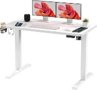 Boxed SANODESK QS+110 * 60 Electric Standing Desk Height Adjustable RRP £214.99-SR6(6.6)