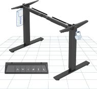 Boxed FLEXISPOT Height Adjustable Electric Standing Desk Frame Ergonomic Sit-stand Workstation