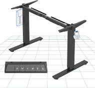 Boxed FLEXISPOT Height Adjustable Electric Standing Desk Frame Ergonomic Sit-stand Workstation