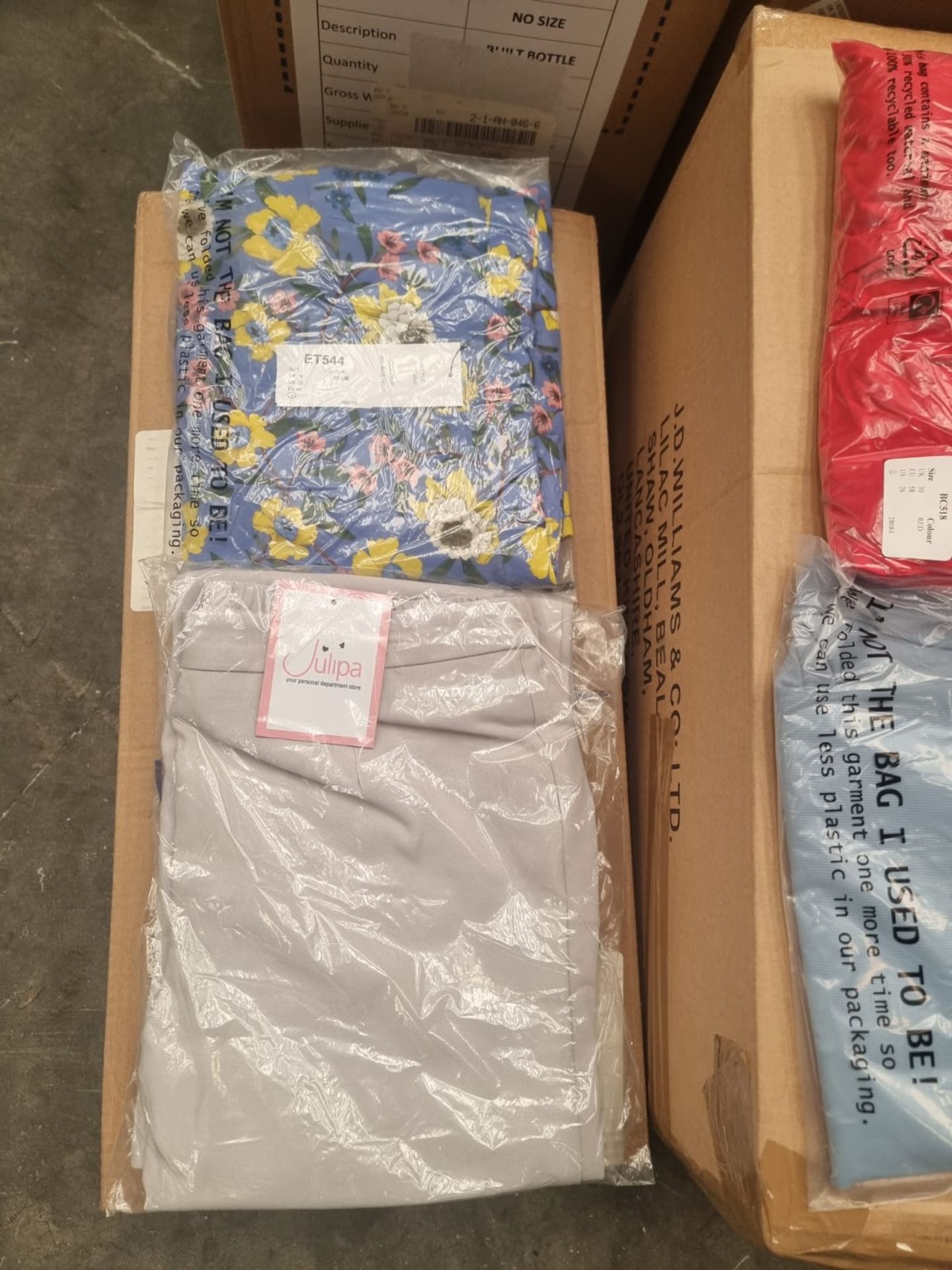 Trade Lot 100 x New & Packaged Mixed Items from A Major UK Retailer. May include: Jeans, Dresses, - Image 3 of 49