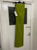 BRAND NEW DEL-CORE Cigarette Trousers With Slash - GREEN - SIZE 40. RRP £700. Del-Core Cigarette